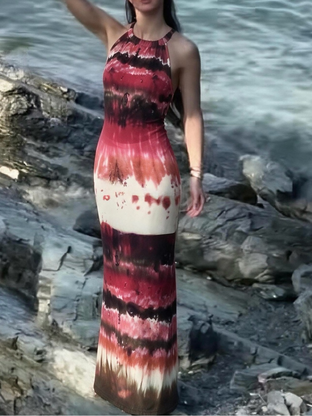 Ya-Ya maxi halter dress